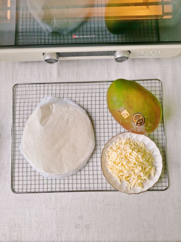 芒果向日葵手抓饼