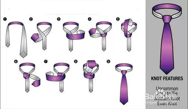 领带的系法图解