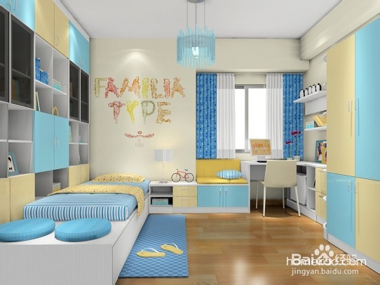靓丽舒适儿童房间装修效果图