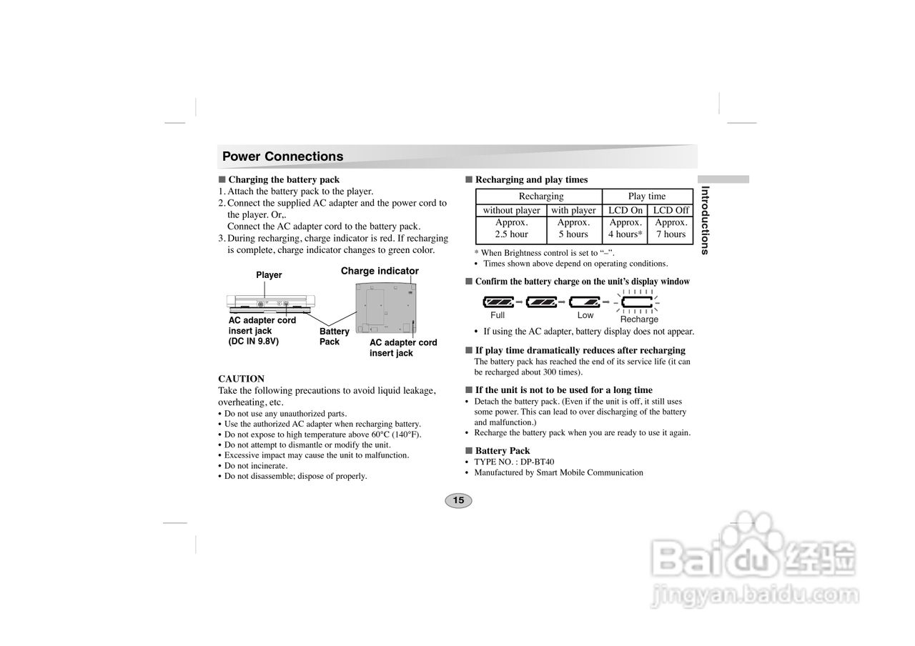 LG DVD DS-P50使用说明书:[8]