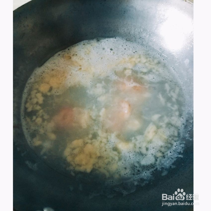 芙蓉鲜虾疙瘩汤怎么做
