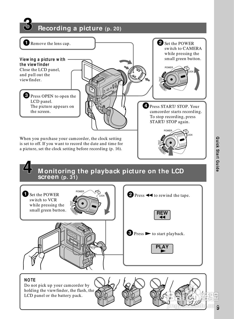 索尼DCR-PC120BT数码摄像机说明书:[1]