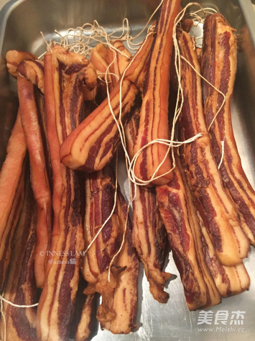 广式腊肉.寒冬腊月晒腊肉