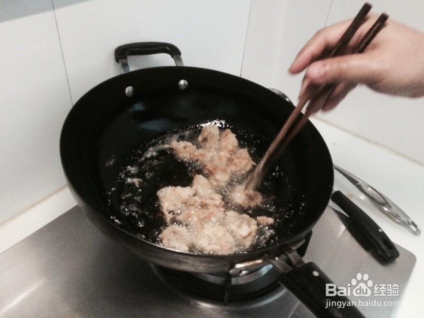 孜然/黑胡椒油炸鸡米花的做法
