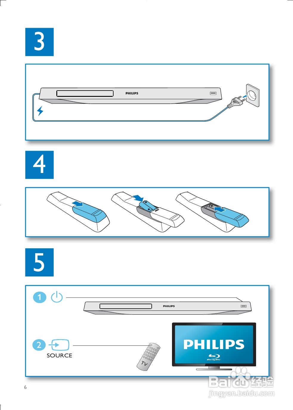 飞利浦BDP3380/93蓝光播放机使用说明书:[1]