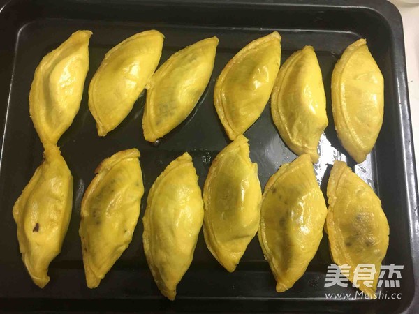 酥皮紫薯、枣泥、蜜豆