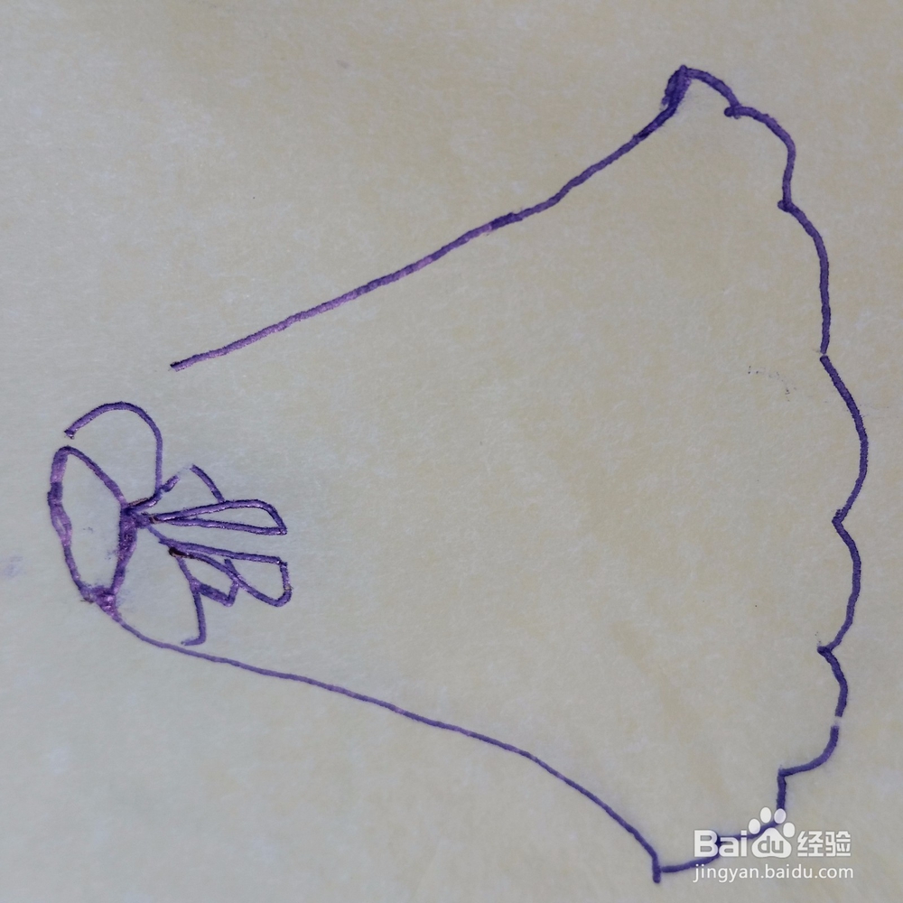 服饰简笔画连衣裙