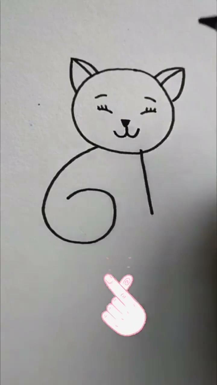 小猫咪简笔画怎么画