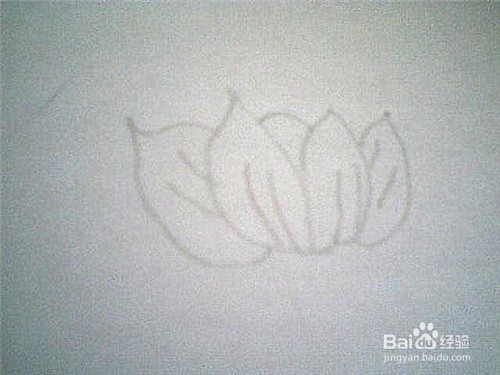 简笔画荷花的画法：