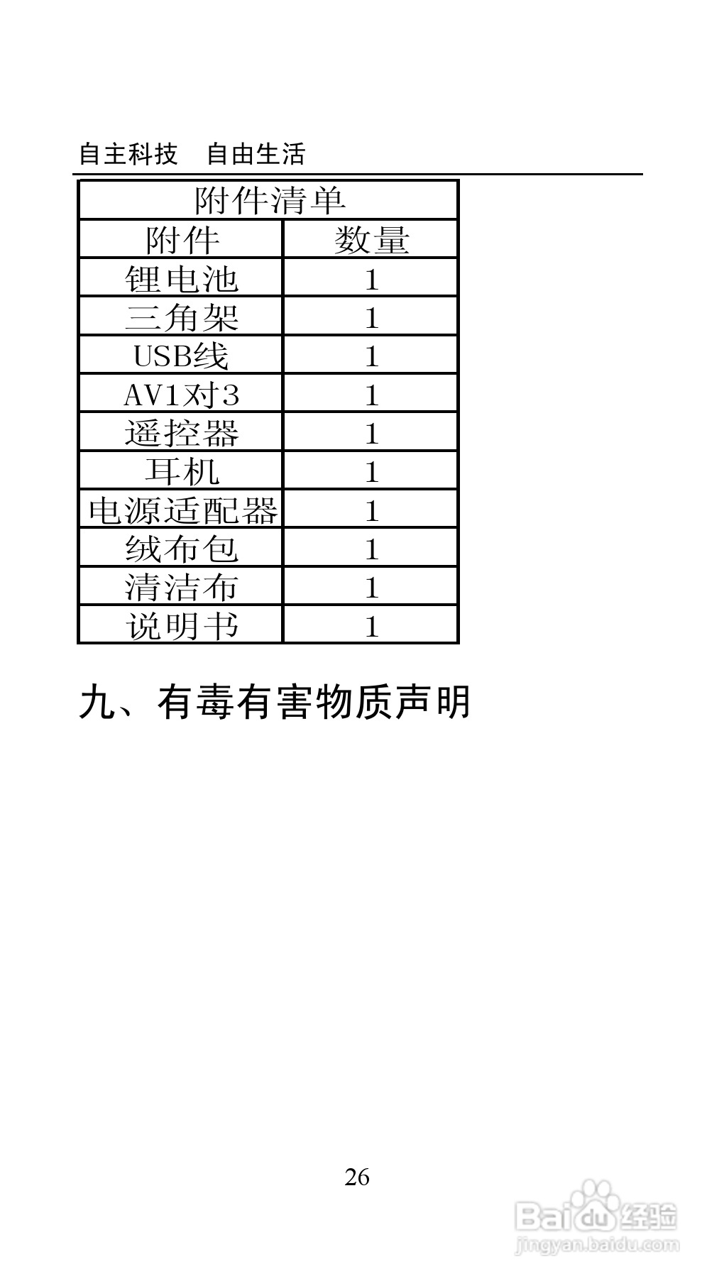 爱国者投影机:PT6110Usermanual-c说明书:[3]