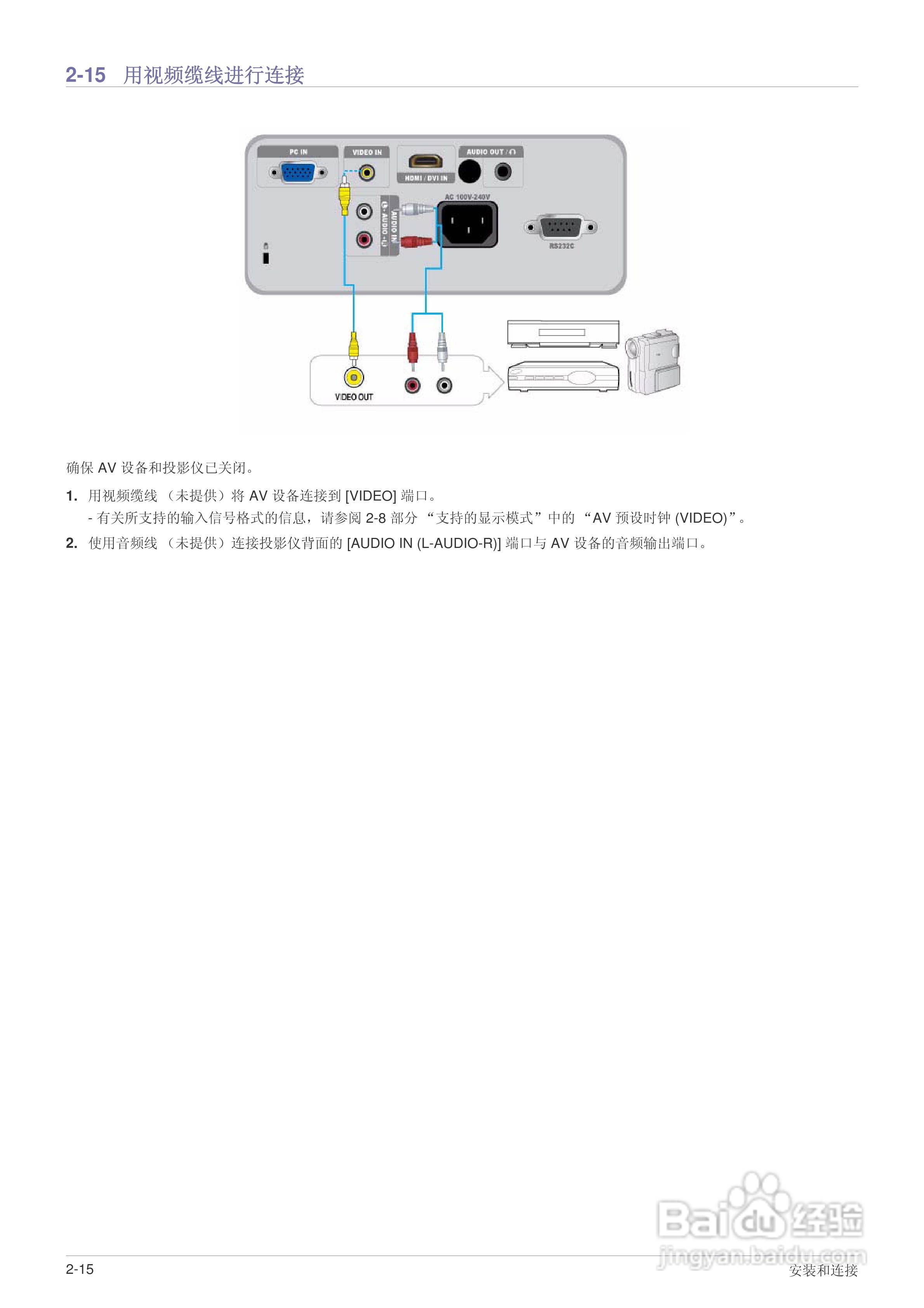 三星SP-M220投影机使用说明书:[3]