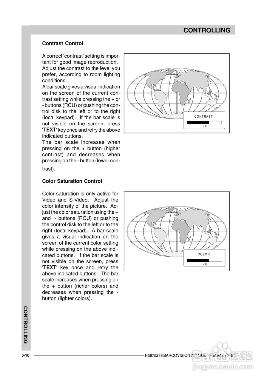 Barco巴可 VISION 701投影机说明书:[5]