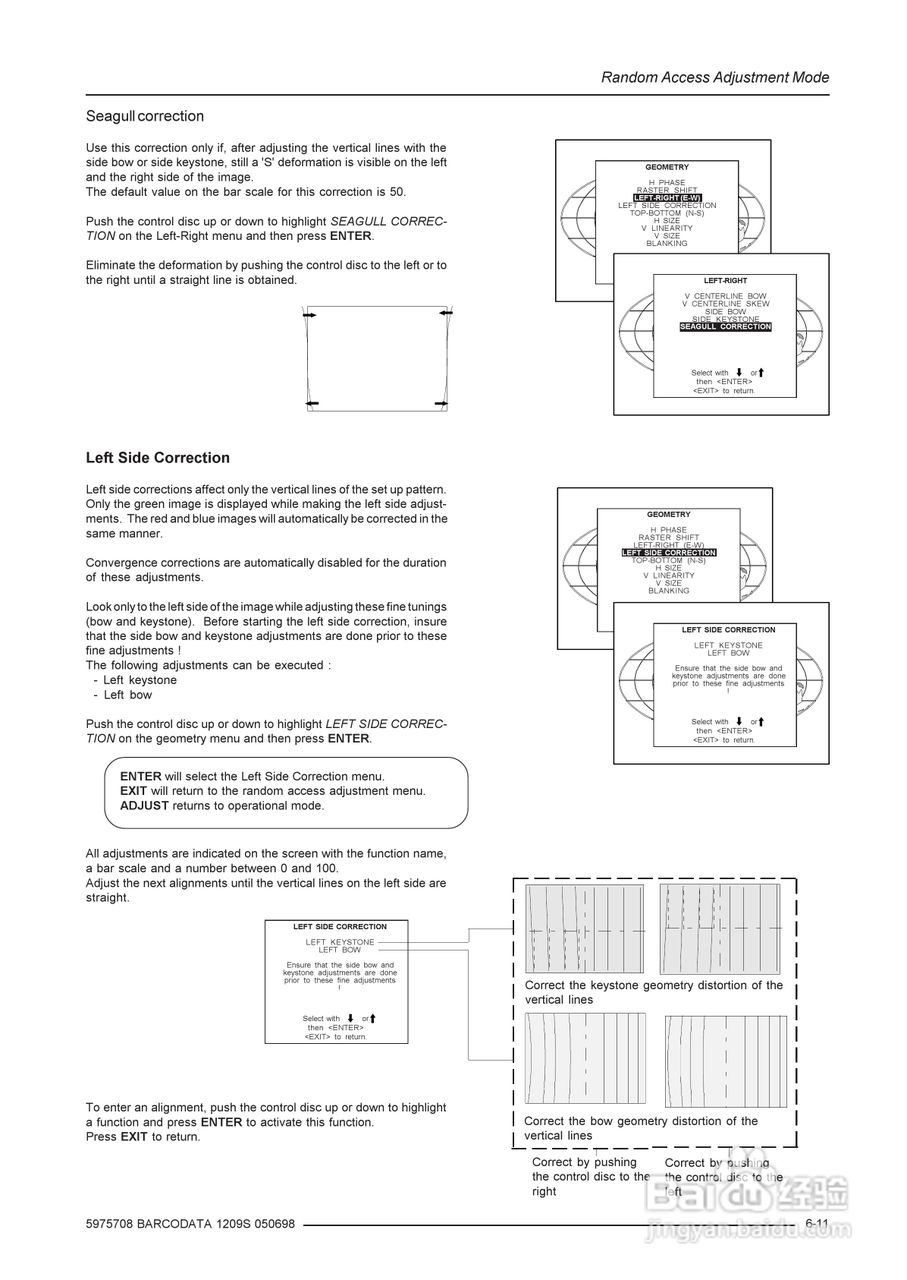 Barco巴可 DATA 1209S投影机说明书:[4]