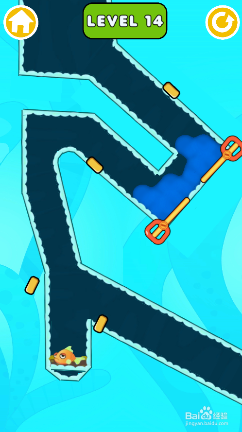 如何营救小金鱼（Level 14）