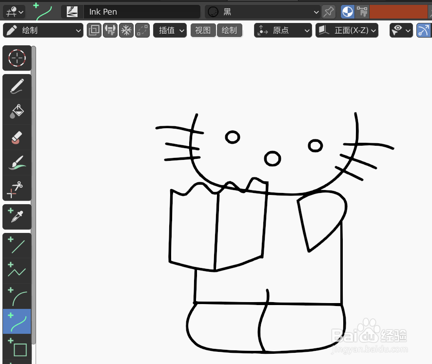如何使用blender2.9快速设计kitty猫简图模型