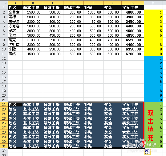 利用Excel,怎样制作工资条Excel工资条的制作
