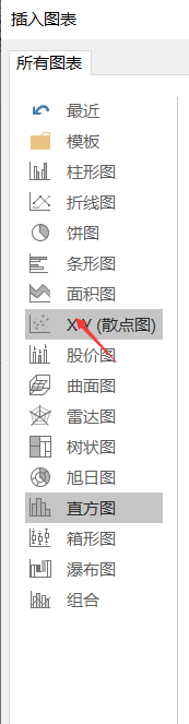 ppt中如何插入带直线的散点图
