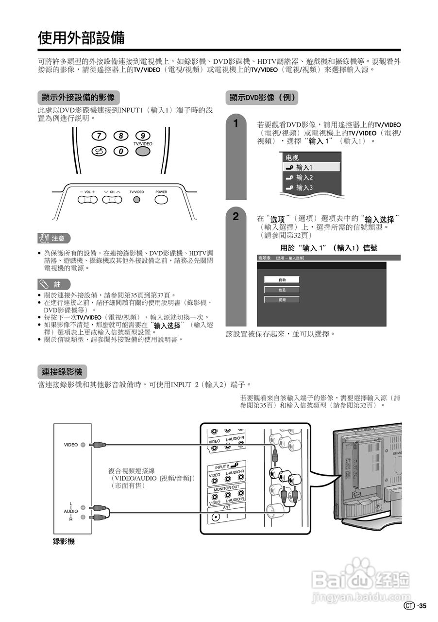 声宝LC-32AX5H型液晶电视机说明书:[4]