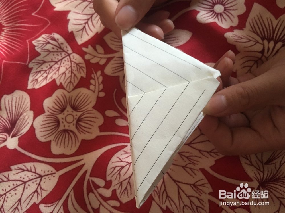 儿童纸船的折法