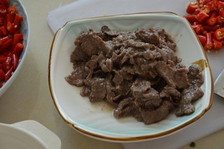 双椒炒牛肉