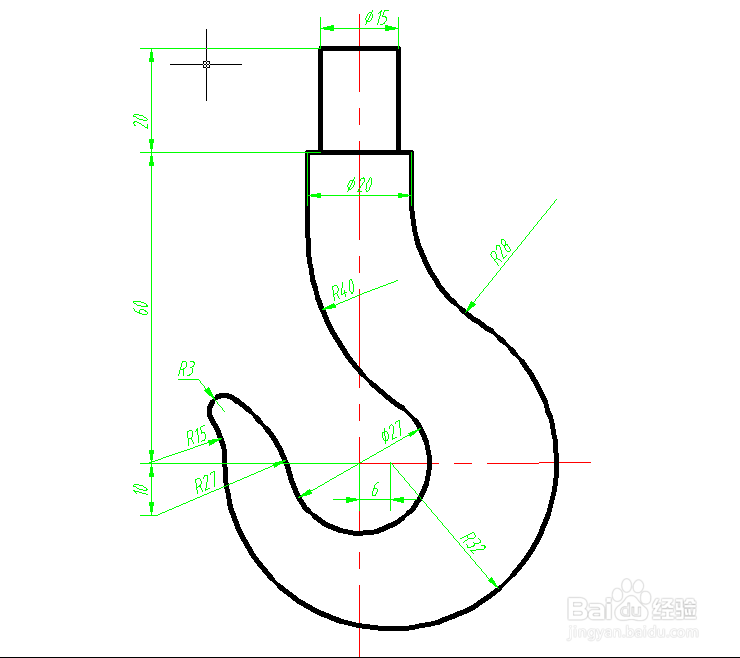 <b>CAD如何绘制吊钩</b>