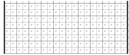 田字格如何用word做出来？