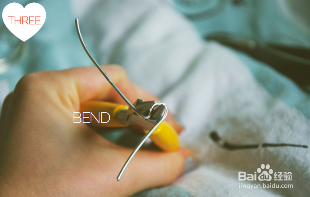 铁丝心形戒指制作教程