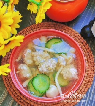 黄瓜肉丸汤怎么做?
