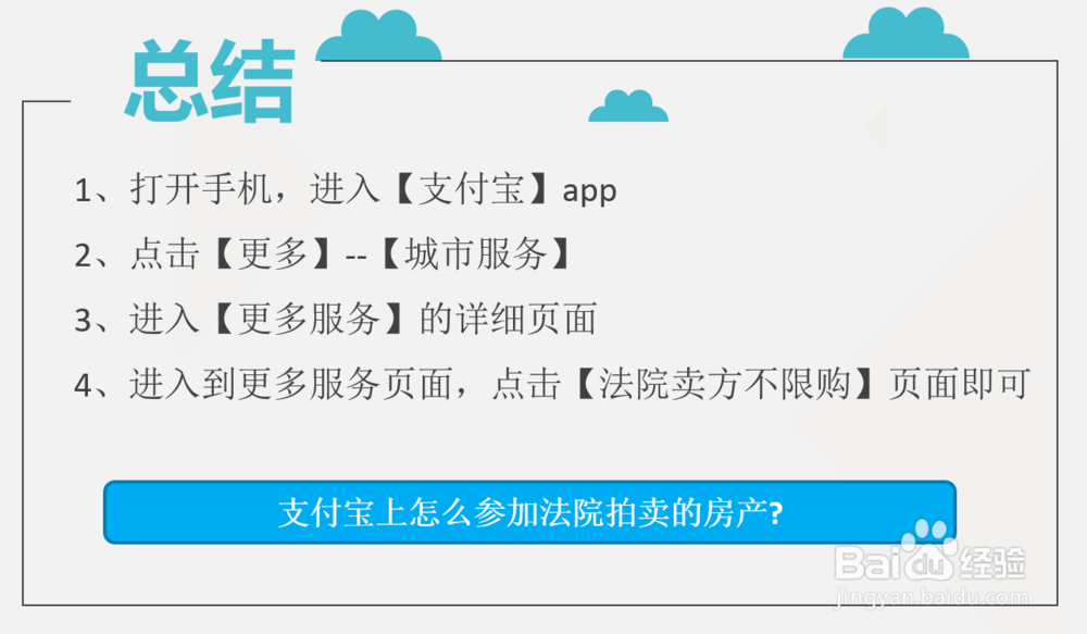 支付宝上怎么参加法院拍卖的房产