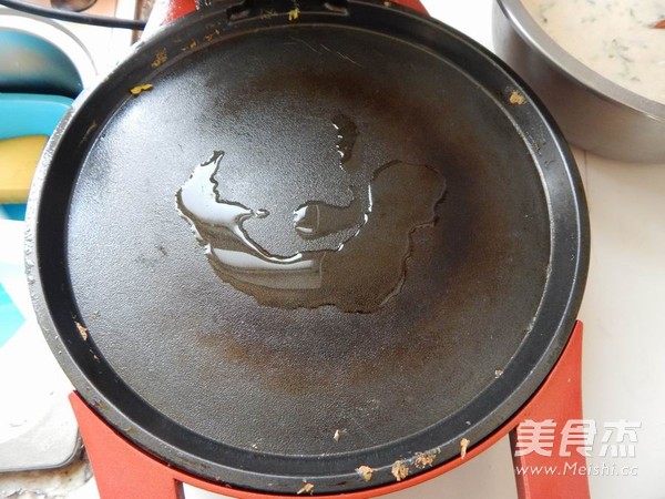 青菜豆渣煎饼