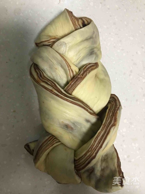 大理石纹豆沙吐司