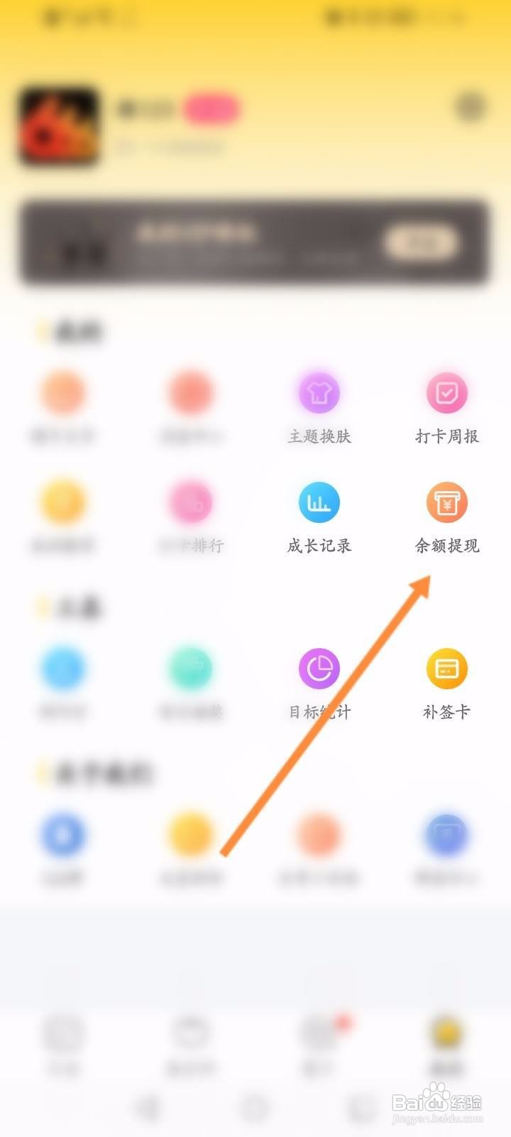 小目标打卡软件中怎么查看收入与支出记录