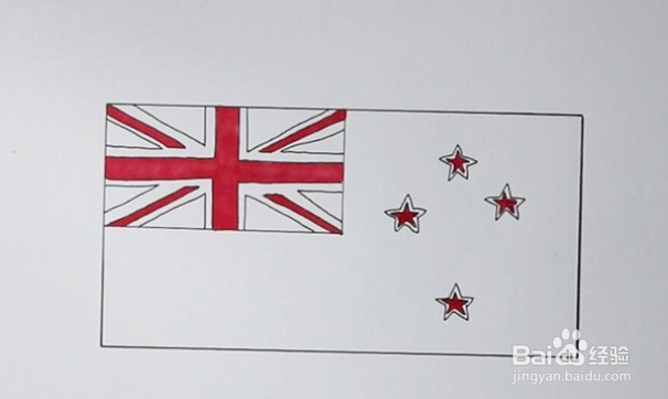 新西兰的国旗怎么画图片