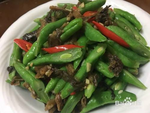 怎样做出家常菜系列之梅干菜炒四季豆