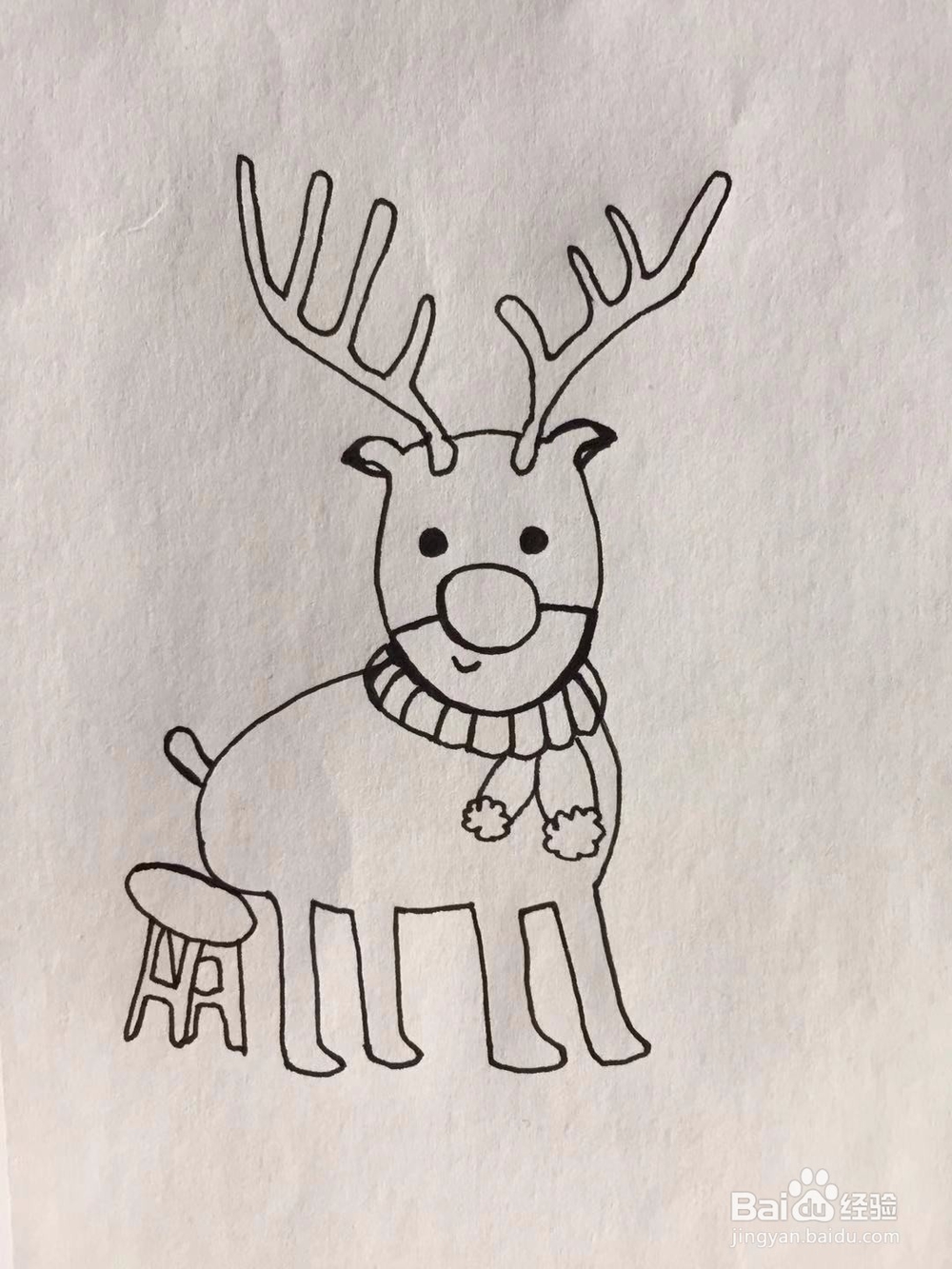 茉莉手绘之麋鹿的家