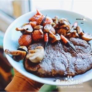 教你怎么做双孢菇煎牛排