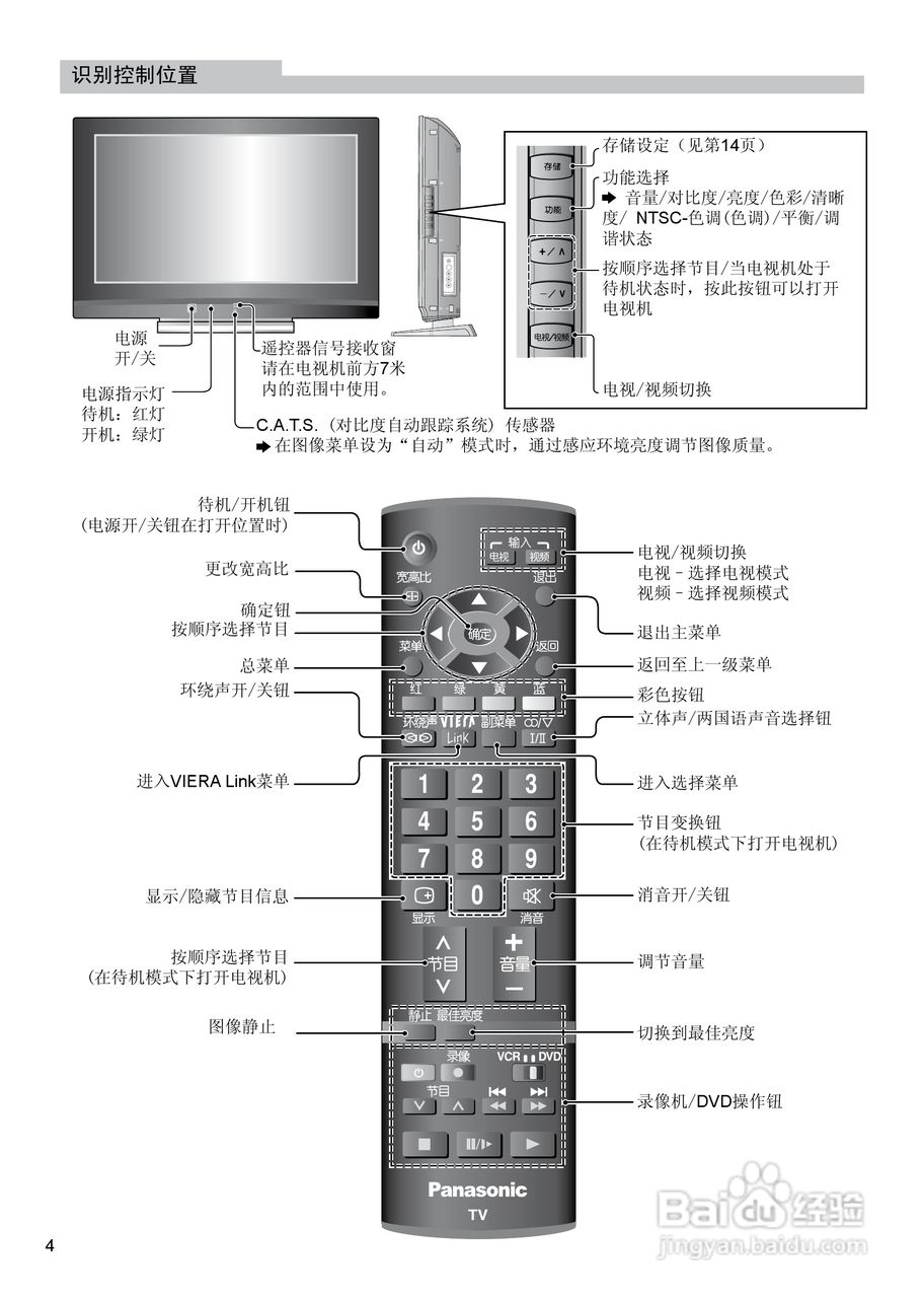 松下TC-37LE80D液晶彩电使用说明书:[1]