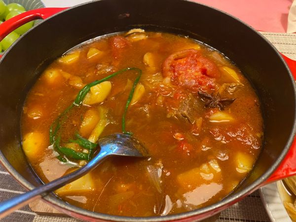 番茄土豆炖牛腩