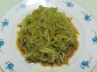 凉拌莴苣丝的做法
