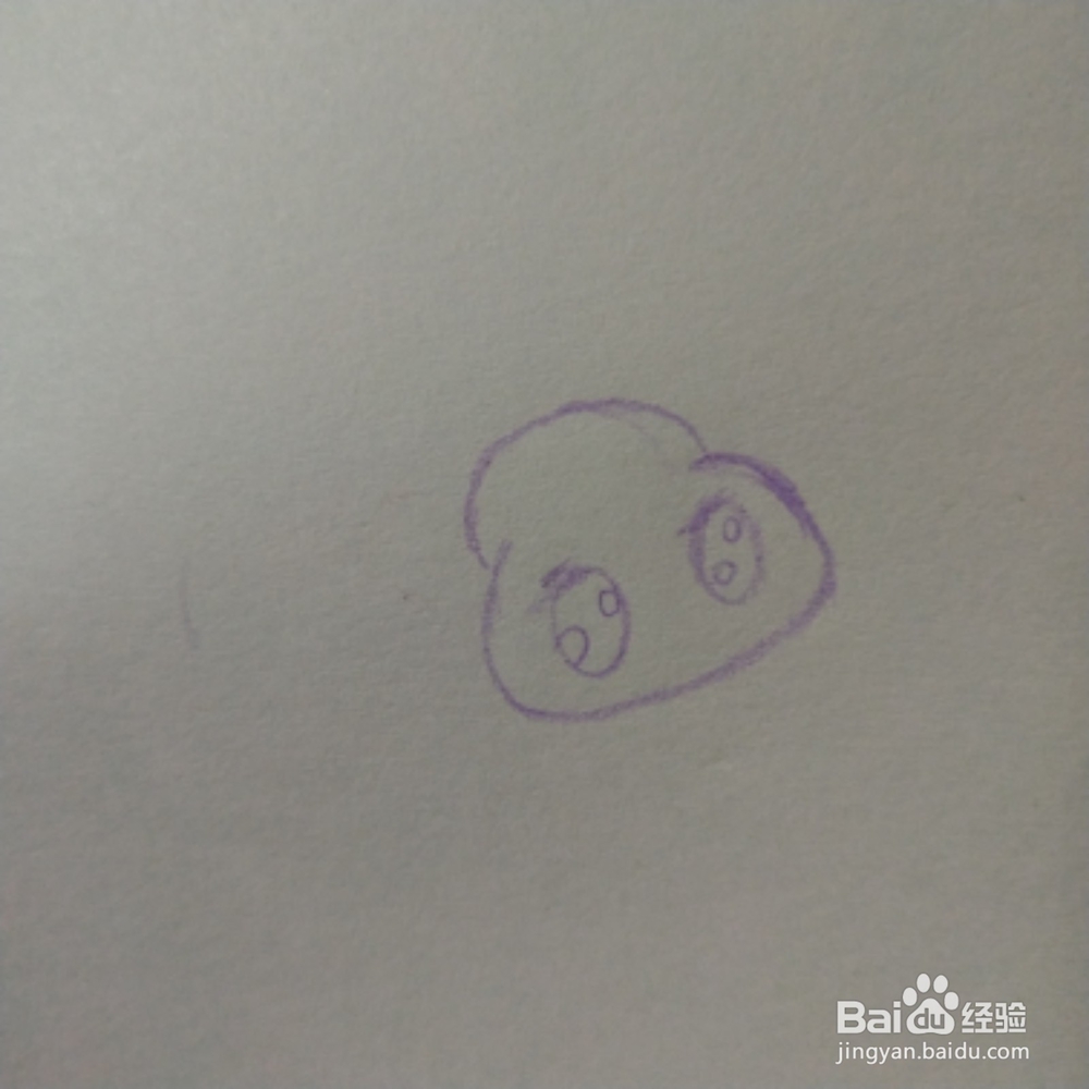 2019年简笔画紫色猪怎么画