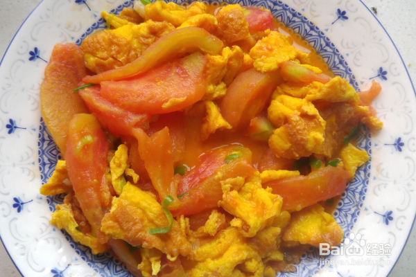 我的西红柿炒鸡蛋的做法