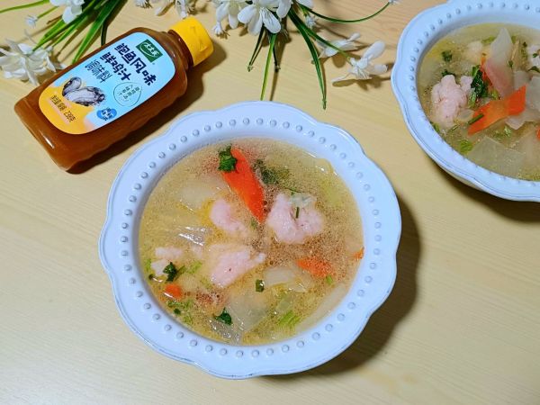 冬瓜虾滑丸子汤