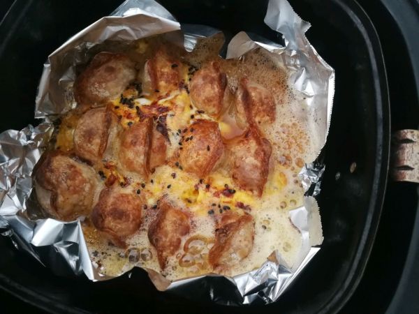 空气炸锅抱蛋饺