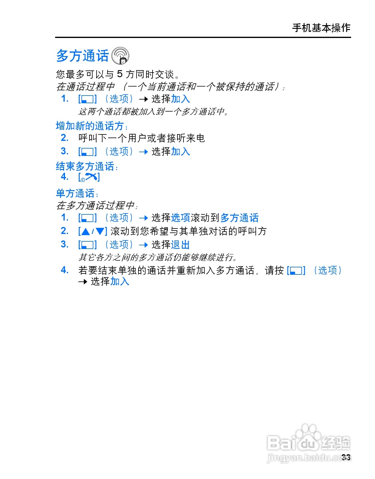 松下vs3手机使用说明书:[4]