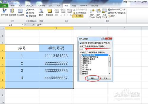 怎样在Excel中保护工作表不被更改