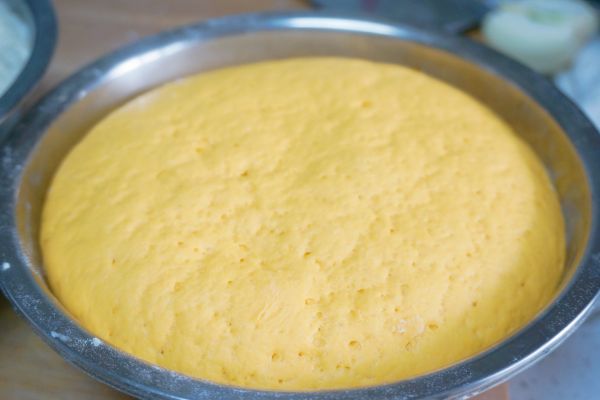 南瓜千层发面饼