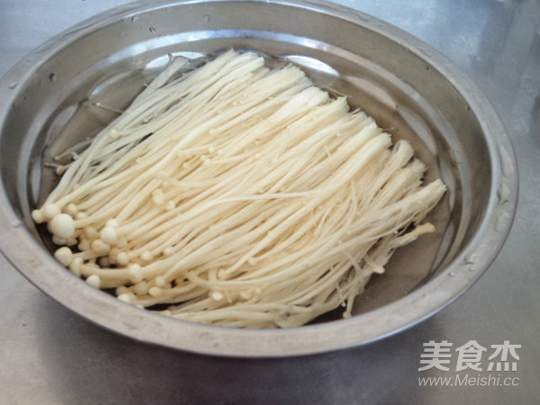 咖喱金针菇的做法