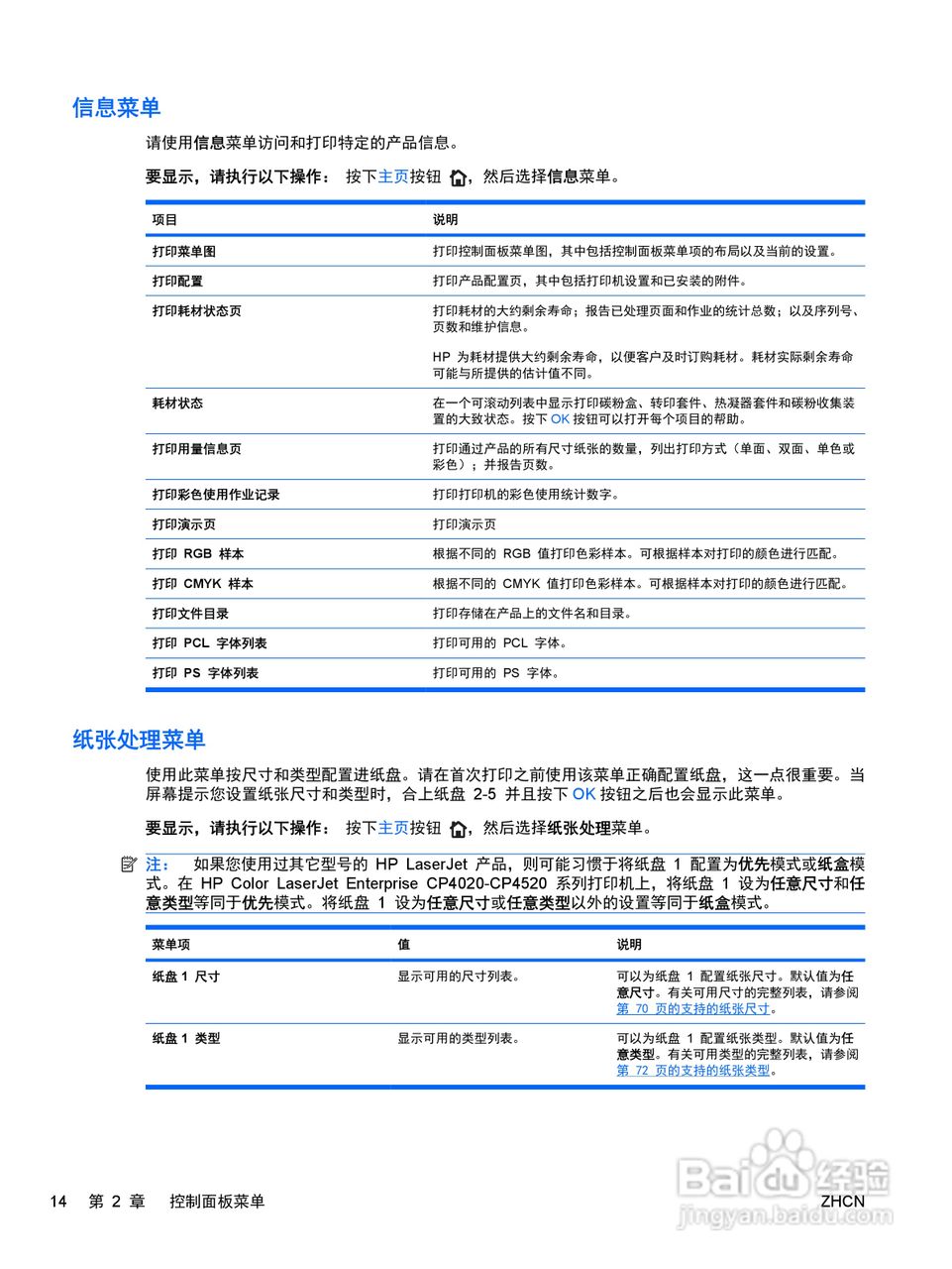 惠普 COLOR LASERJET ENTERPRISE CP4525打印机说明书:[3]