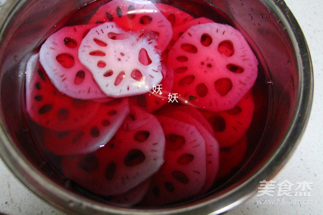 胭脂藕片的做法