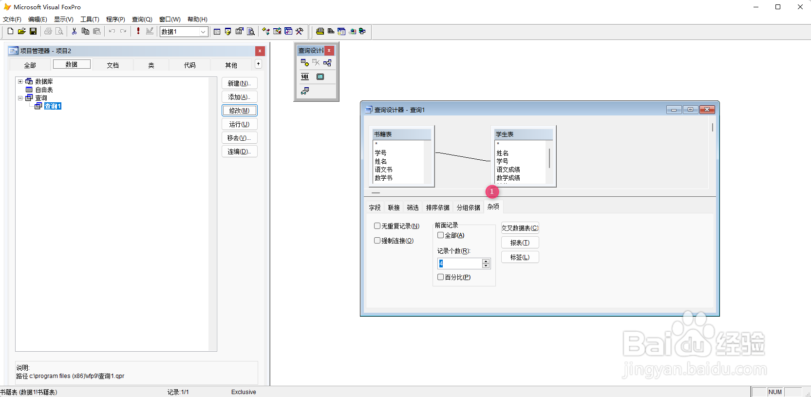 VF9.0 修改查询文件